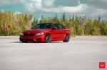 BMW M3 Sedan on Vossen Wheels (VFS4) 2017 года